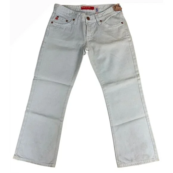 Big Star Womens Light Wash Denim Capri Jeans Size 25R 100% Cotton Made In USA NW - Picture 1 of 16
